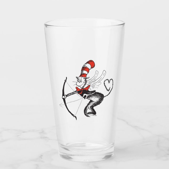 Dr. Seuss Valentine | Die Katze in der Hutschere Glas (Vorderseite)