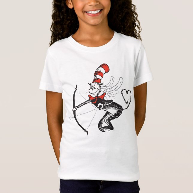 Dr. Seuss Valentine | Die Katze in der Hutschere T-Shirt (Vorderseite)