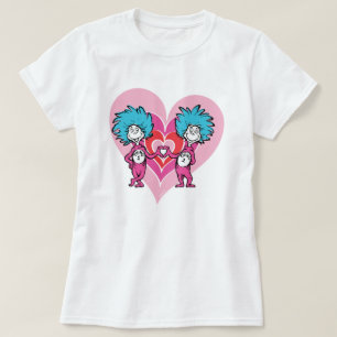 Dr. Seuss Valentinstag   Ding Eins Ding Zwei T-Shirt