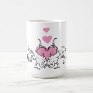 Dr. Seuss Valentinstag Ein Fisch, zwei Fische Kaffeetasse