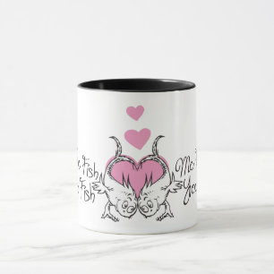 Dr. Seuss Valentinstag Ein Fisch, zwei Fische Tasse