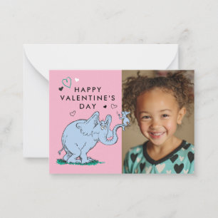Dr. Seuss Valentinstag Horton hört ein Who Mitteilungskarte