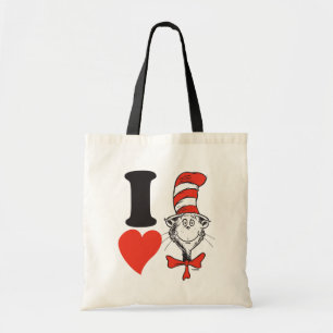 Dr. Seuss Valentinstag   Ich liebe die Katze im Hu Tragetasche
