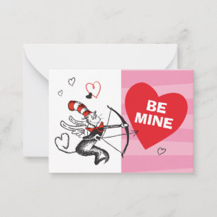 Dr. Seuss Valentinstag Sei mein Schatz Mitteilungskarte