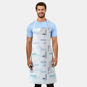 Dr. Seuss   Vatertag Zitatmuster Schürze