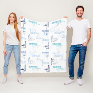 Dr. Seuss   Vatertags-Zitatmuster Fleecedecke