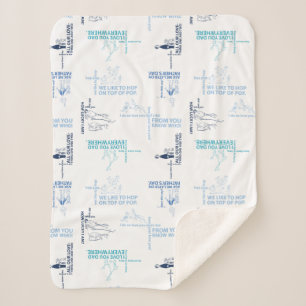 Dr. Seuss   Vatertags-Zitatmuster Sherpadecke