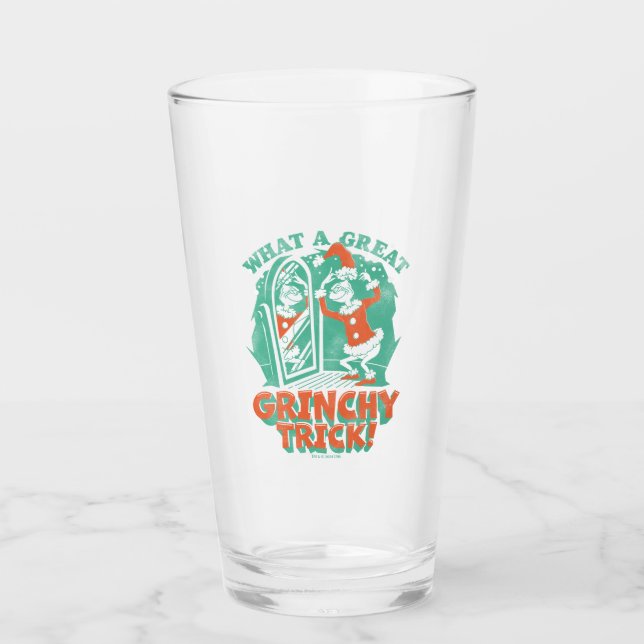 Dr. Seuss | Was für ein großartiger Grinchy Trick! Glas (Vorderseite)