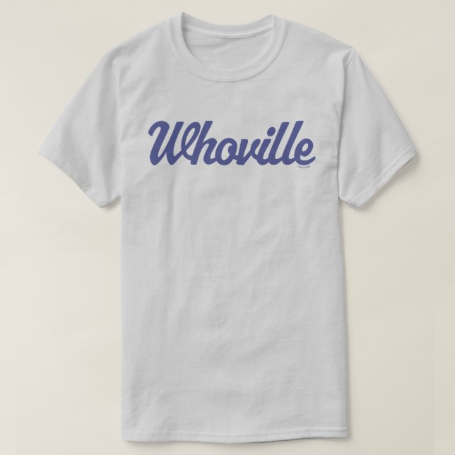 Dr. Seuss | Who-ville Script-Logo-T - Shirt (Design vorne)
