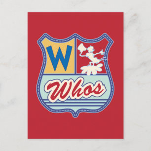 Dr. Seuss   Who-ville - Whos-Wappen Postkarte
