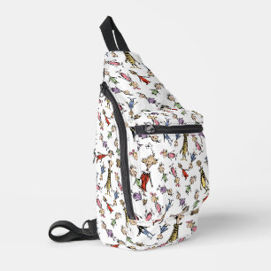 Dr. Seuss Whoville Charaktere Festtagsmuster Crossbody Bag