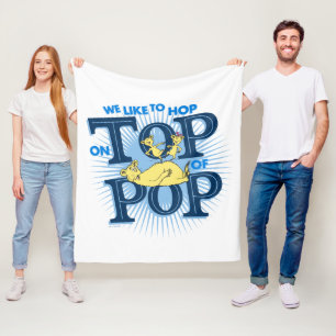 Dr. Seuss Wir möchten auf Pop klatschen Fleecedecke