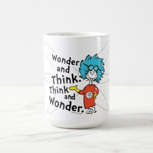 Dr. Seuss Wonder and Think. Denken Sie nach. Kaffeetasse