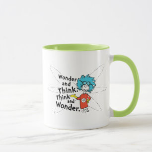 Dr. Seuss   Wonder and Think. Denken Sie nach. Tasse