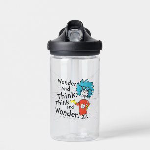 Dr. Seuss   Wonder and Think. Denken Sie nach. Trinkflasche