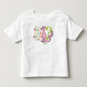 Dr. Seuss Would You Eat Them With A Fox? Kleinkind T-shirt