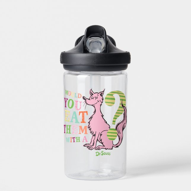 Dr. Seuss | Würdest du sie mit einem Fuchs essen? Trinkflasche (Vorne)