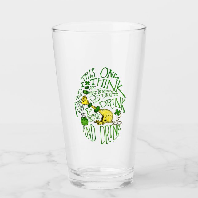 Dr. Seuss | Yink - St. Patrick's Day Glas (Vorderseite)