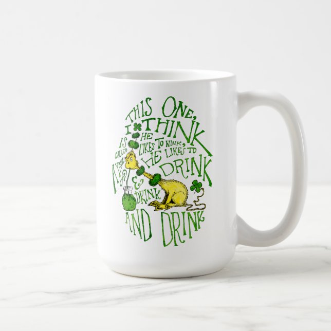 Dr. Seuss | Yink - St. Patrick's Day Kaffeetasse (Rechts)