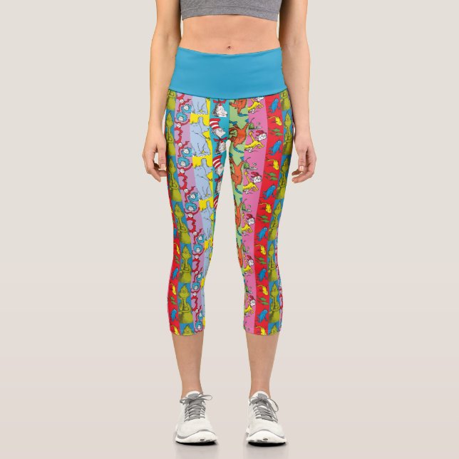 Dr. Seuss | Zeichensatz Capri Leggings (Vorderseite)