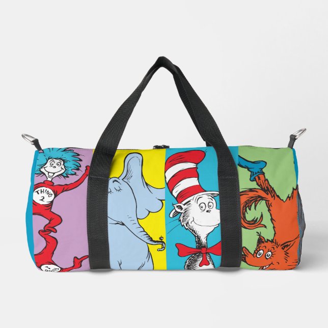 Dr. Seuss | Zeichensatz Duffle Bag (Vorderseite)