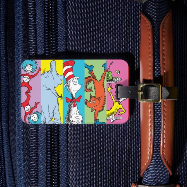 Dr. Seuss | Zeichensatz Gepäckanhänger (Vorderseite Insitu 4)