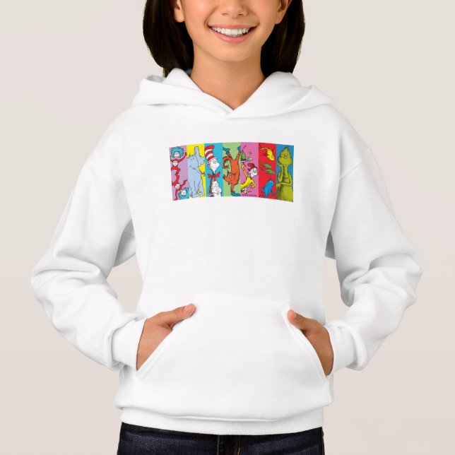 Dr. Seuss | Zeichensatz Hoodie (Vorderseite)