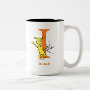 Dr. Seuss's ABC: Brief I - Orange   Name hinzufüge Zweifarbige Tasse