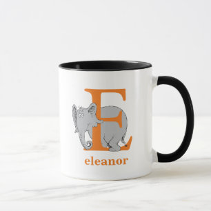 Dr. Seuss's ABC: Buchstabe E - Orange Namen hinz Tasse