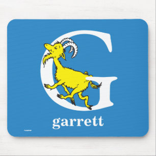 Dr. Seuss's ABC: Buchstabe G - Weiß Fügen Sie Ih Mousepad