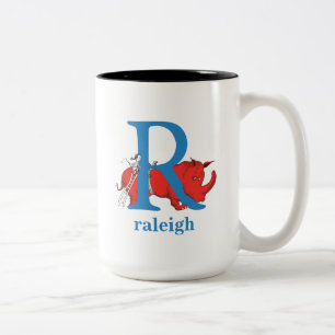 Dr. Seuss's ABC: Buchstabe R - Blau Fügen Sie Ih Zweifarbige Tasse