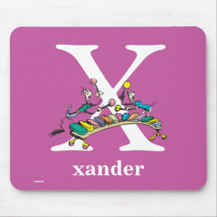 Dr. Seuss's ABC: Buchstabe X - Weiß Fügen Sie Ih Mousepad