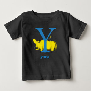 Dr. Seuss's ABC: Buchstabe Y - Blau Namen hinzuf Baby T-shirt