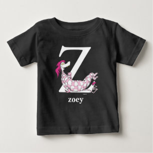 Dr. Seuss's ABC: Buchstabe Z — Weiß  Name hinzufüg Baby T-shirt