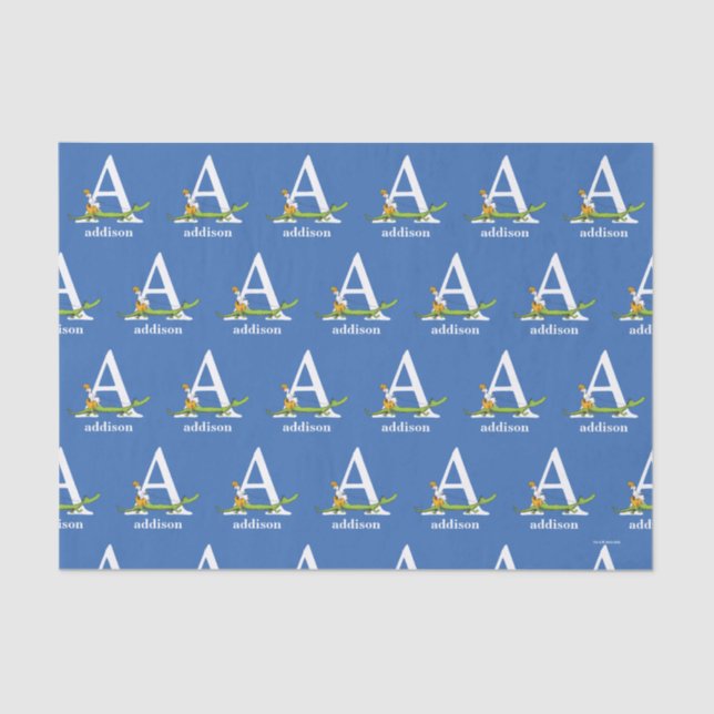 Dr. Seuss's ABC: Letter A - White | Name hinzufüge Seidenpapier (Vorderseite)