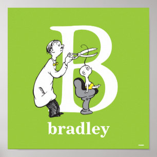 Dr. Seuss's ABC: Letter B - White   Name hinzufüge Poster