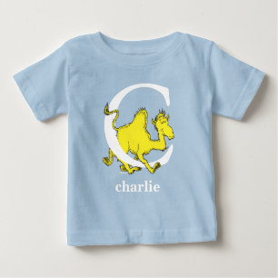 Dr. Seuss's ABC: Letter C - White Name hinzufüge Baby T-shirt