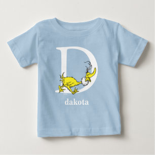 Dr. Seuss's ABC: Letter D - White   Name hinzufüge Baby T-shirt