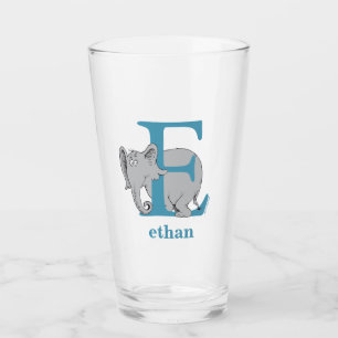 Dr. Seuss's ABC: Letter E - Blue Name hinzufügen Glas