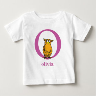 Dr. Seuss's ABC: Letter O - Lila   Name hinzufügen Baby T-shirt