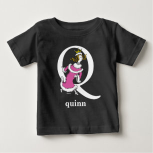 Dr. Seuss's ABC: Letter Q - White   Name hinzufüge Baby T-shirt