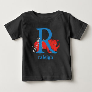 Dr. Seuss's ABC: Letter R - Blue Name hinzufügen Baby T-shirt