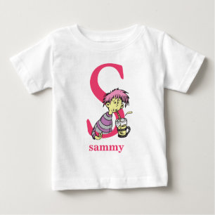 Dr. Seuss's ABC: Letter S - Pink   Name hinzufügen Baby T-shirt