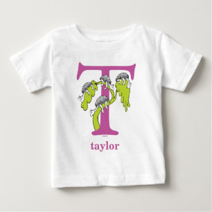 Dr. Seuss's ABC: Letter T - Lila   Name hinzufügen Baby T-shirt