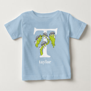 Dr. Seuss's ABC: Letter T - White   Name hinzufüge Baby T-shirt
