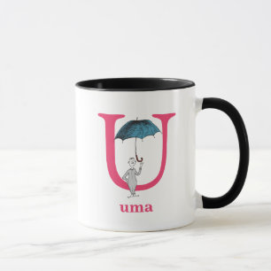 Dr. Seuss's ABC: Letter U - Pink   Add Your Name Tasse