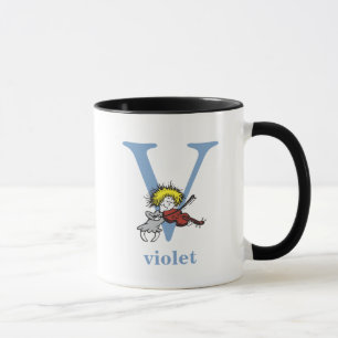Dr. Seuss's ABC: Letter V - Blue   Name hinzufügen Tasse