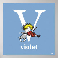 Dr. Seuss's ABC: Letter V - White | Name hinzufüge