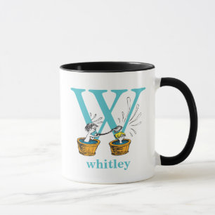 Dr. Seuss's ABC: Letter W - Blue   Name hinzufügen Tasse