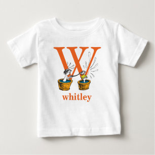 Dr. Seuss's ABC: Letter W - Orange Name hinzufüg Baby T-shirt